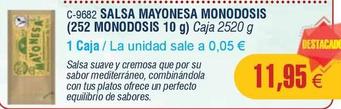 Oferta de Mayonesa por 11,95€ en Abordo
