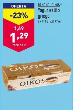 Oferta de Danone - Yogur Estilo Griego por 1,29€ en ALDI