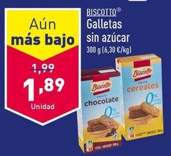Oferta de Biscotto - Galletas por 1,89€ en ALDI
