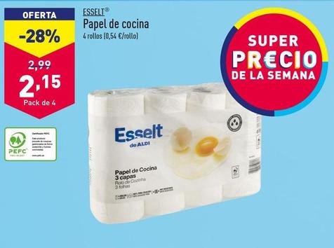 Oferta de Esselt - Papel De Cocina por 2,15€ en ALDI