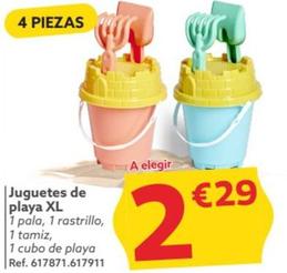 Oferta de Juguetes de playa por 2,29€ en GiFi