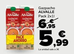 Oferta de Alvalle - Gazpacho por 5,99€ en Supeco