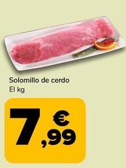 Oferta de Solomillo de Cerdo por 7,99€ en Supeco