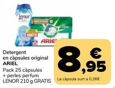 Oferta de Ariel - Detergent En Capsules Original  por 8,95€ en Supeco