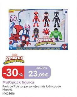 Oferta de Marvel Spidey - Multipack Figuras por 23,09€ en ToysRus