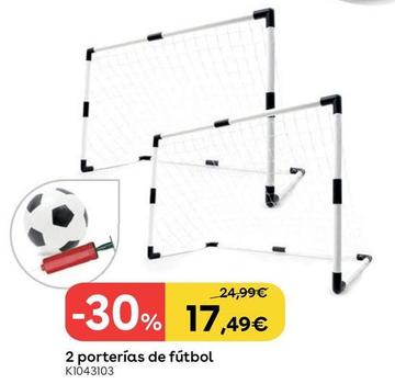 Oferta de 2 Porterías De Fútbol por 17,49€ en ToysRus