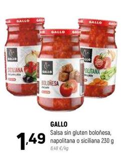 Oferta de Salsas por 1,49€ en Coviran