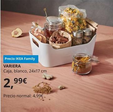 Oferta de Variera - Caja, Blanco por 2,99€ en IKEA
