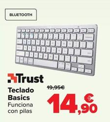Oferta de Trust - Teclado Basics por 14,9€ en Carrefour