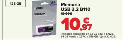 Oferta de Emtec - Memoria  USB 32 B110 por 10,97€ en Carrefour