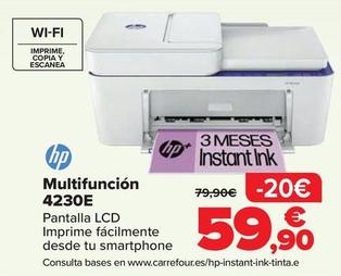 Oferta de HP - Multifunción 4230E por 59,9€ en Carrefour