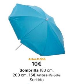 Oferta de Sombrilla por 10€ en Rocasa
