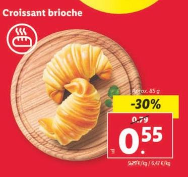 Oferta de Croissant Brioche por 0,55€ en Lidl