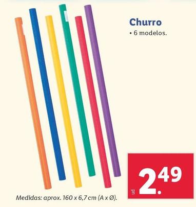 Oferta de Churro por 2,49€ en Lidl