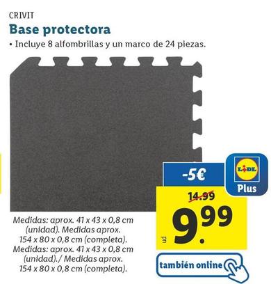 Oferta de Crivit - Base Protectora por 9,99€ en Lidl