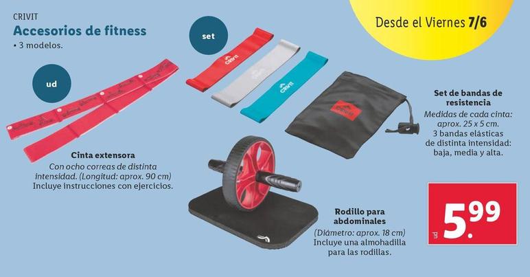 Oferta de Crivit - Accesorios De Fitness por 5,99€ en Lidl