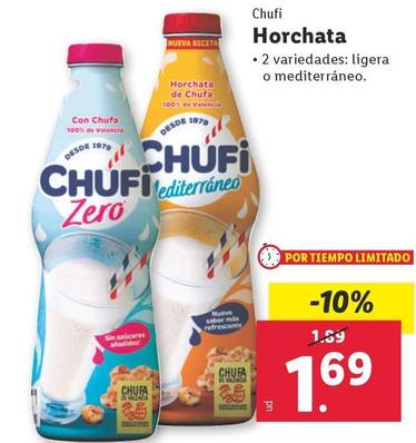Oferta de Chufi - Horchata por 1,69€ en Lidl
