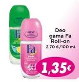 Oferta de Desodorante roll on por 1,35€ en Supermercados Piedra