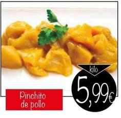 Oferta de Pinchos de pollo por 5,99€ en Supermercados Piedra