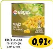 Oferta de Maíz dulce por 0,91€ en Supermercados Piedra