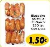 Oferta de Bizcocho por 1,5€ en Supermercados Piedra