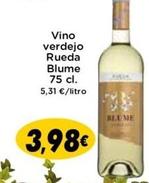 Oferta de Vino verdejo por 3,98€ en Supermercados Piedra
