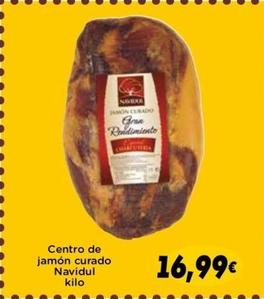 Oferta de Centro de jamón por 16,99€ en Supermercados Piedra