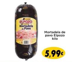 Oferta de Mortadela de pavo por 5,99€ en Supermercados Piedra