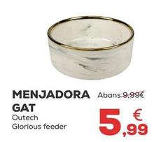 Oferta de Outech - Comedero Gato por 5,99€ en Kiwoko