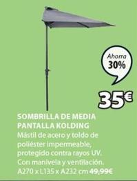 Oferta de Sombrilla por 35€ en JYSK