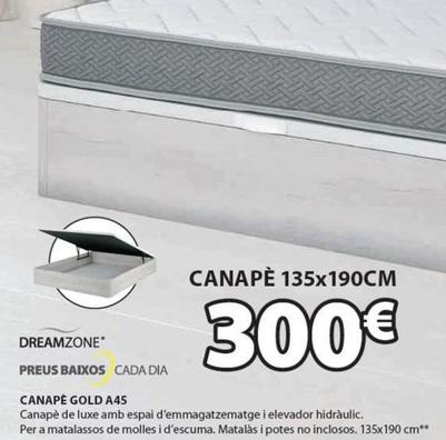 Oferta de Canapé por 300€ en JYSK