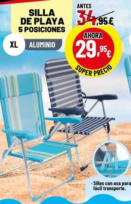Oferta de Silla de playa por 29,95€ en Outlet Hogar