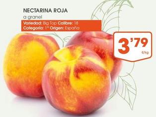 Oferta de Nectarina Roja por 3,79€ en Supermercados Plaza