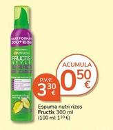 Oferta de Espuma de pelo por 3,3€ en Supermercados Charter