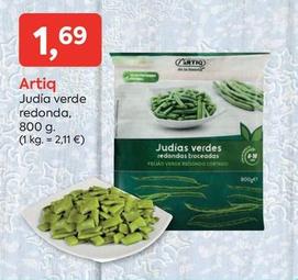 Oferta de Artiq - Judia Verde Redonda por 1,69€ en Suma Supermercados