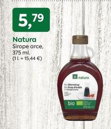 Oferta de Natura - Sirope Arce por 5,79€ en Suma Supermercados