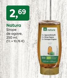 Oferta de Natura - Sirope De Agave por 2,69€ en Suma Supermercados