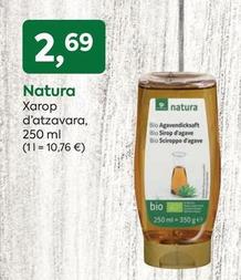Oferta de Natura - Xarop D;Atzavara por 2,69€ en Suma Supermercados