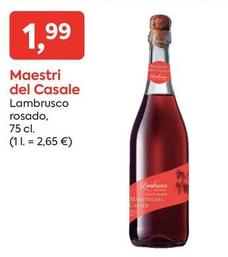 Oferta de Maestri Del Casale - Lambrusco Rosado por 1,99€ en Suma Supermercados
