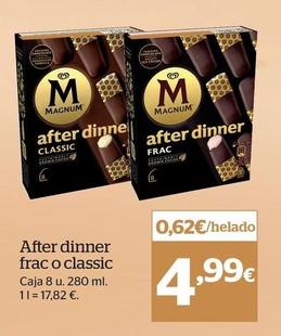 Oferta de After Dinner Frac o Classic por 4,99€ en La Sirena