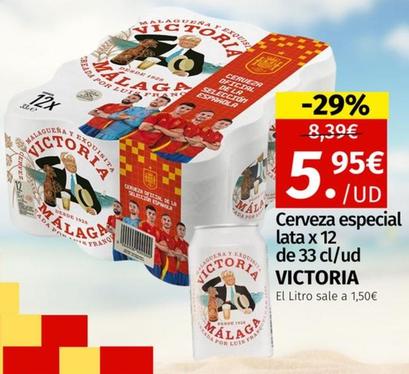 Oferta de Cerveza especial por 5,95€ en Maskom Supermercados