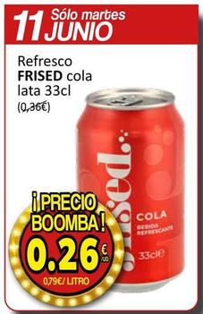 Oferta de Frised - Refresco Cola por 0,26€ en SPAR