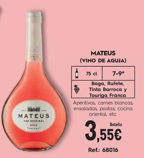 Oferta de Mateus - Vino Rosado por 3,55€ en Makro