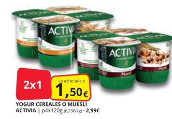Oferta de Yogur por 1,5€ en Supermercados MAS