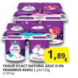 Oferta de Yogur por 1,89€ en Supermercados MAS