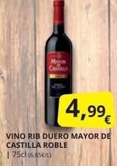 Oferta de DO Ribera del Duero por 4,99€ en Supermercados MAS