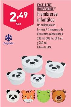 Oferta de Excellent Houseware - Fiambres Infantiles por 2,49€ en ALDI