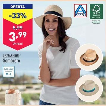 Oferta de Up2Fashion - Sombrero por 3,99€ en ALDI