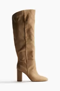 Oferta de Botas de tacón a la rodilla por 59,99€ en H&M