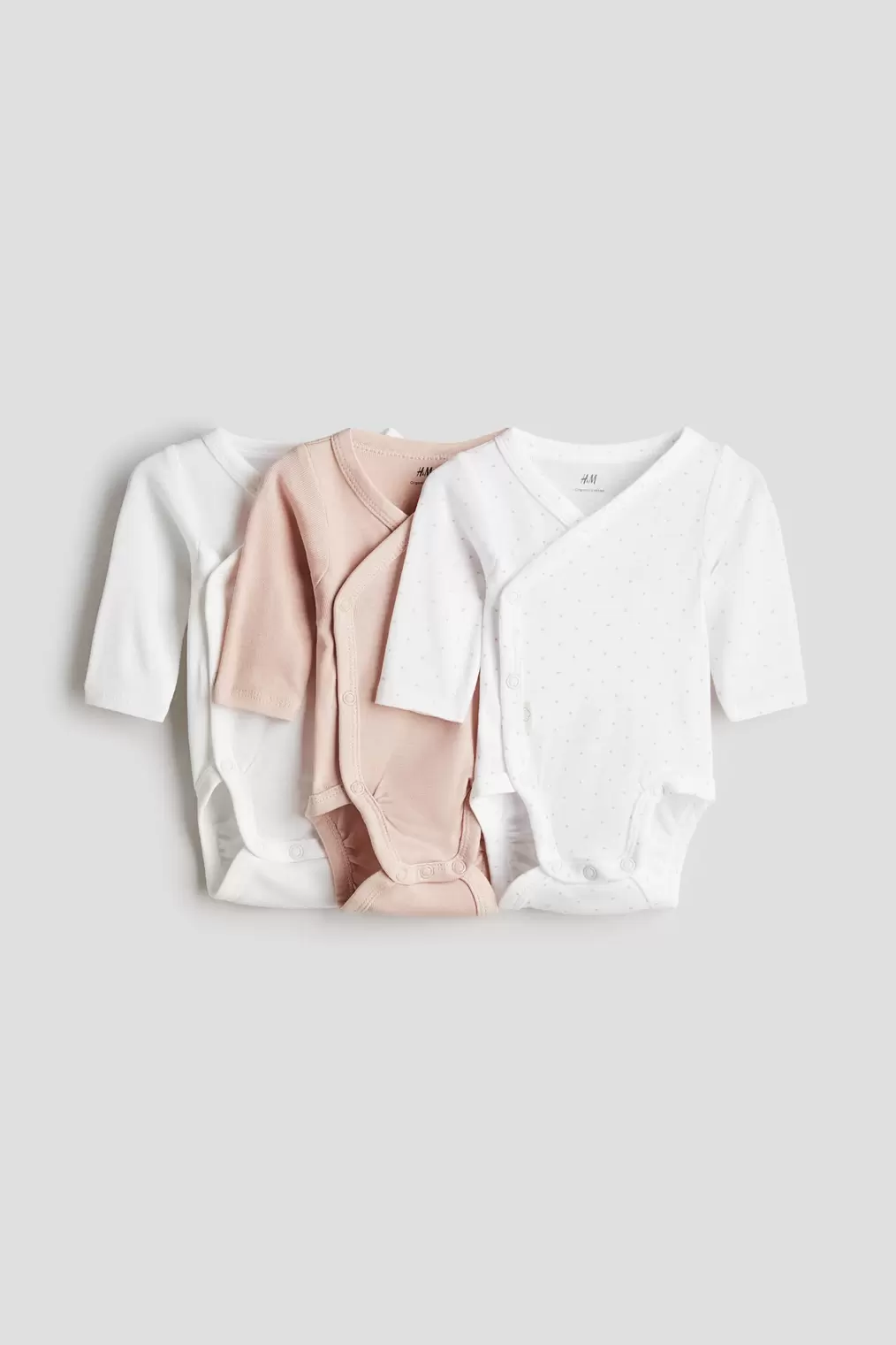 Oferta de Pack de 3 bodies cruzados por 12,99€ en H&M